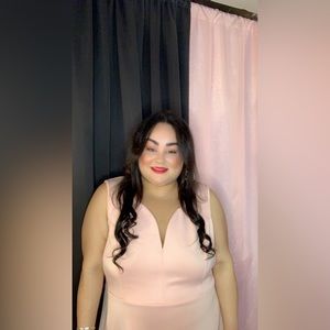 Pink dress , 3x